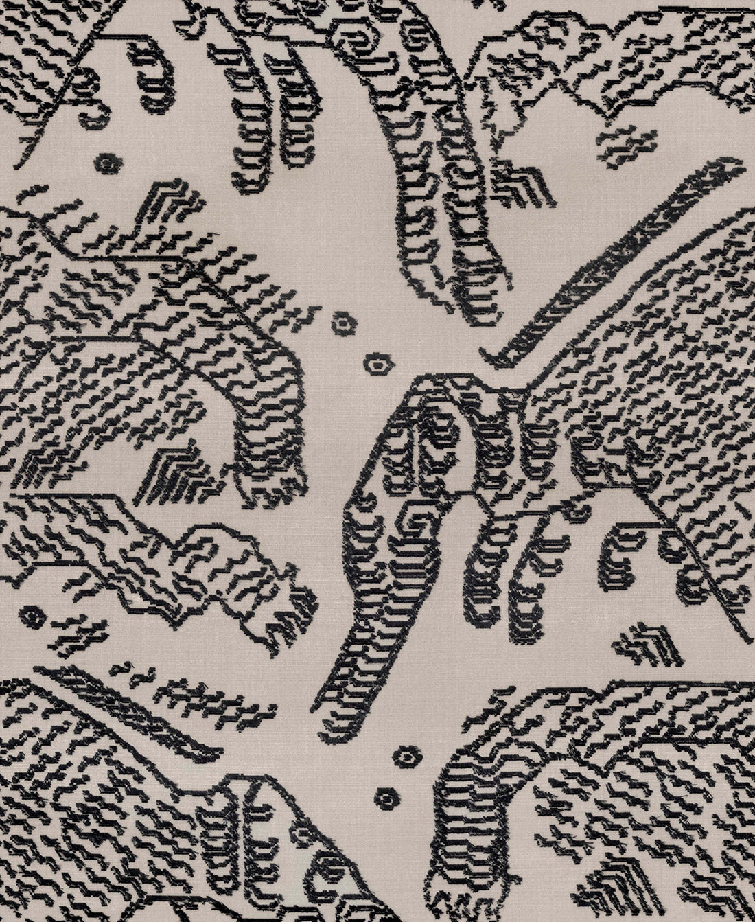 Dedar stof Tiger Mountain - Graphite 001