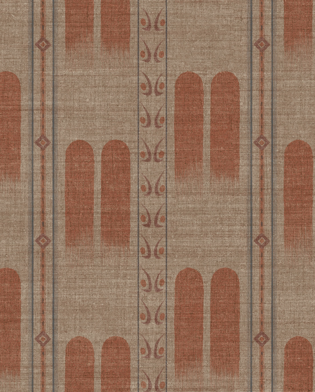 Arte behang Poona 18303 - Mahogany
