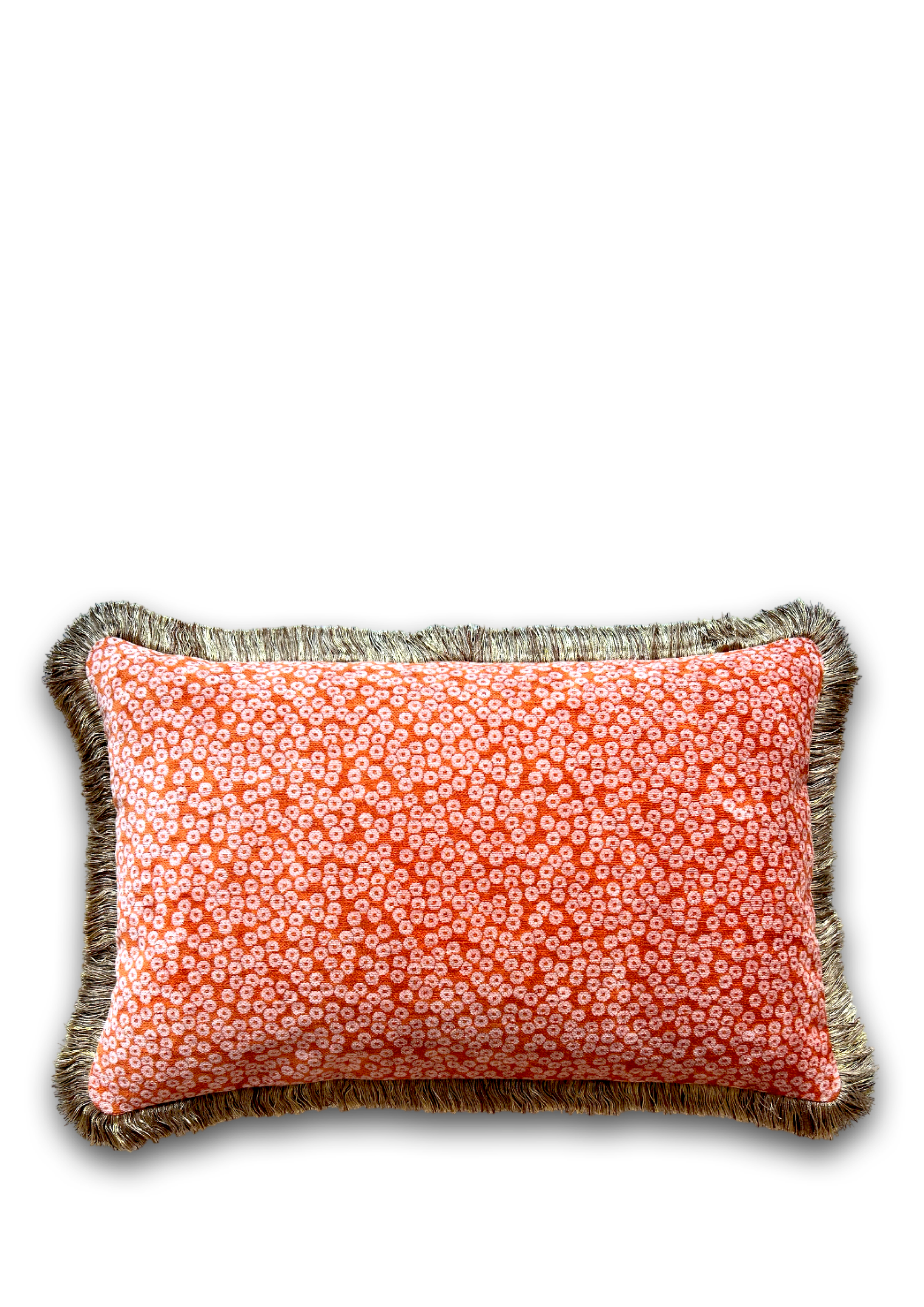 Karin Sajo sierkussen O fringe - Terracotta - 40 x 60 cm