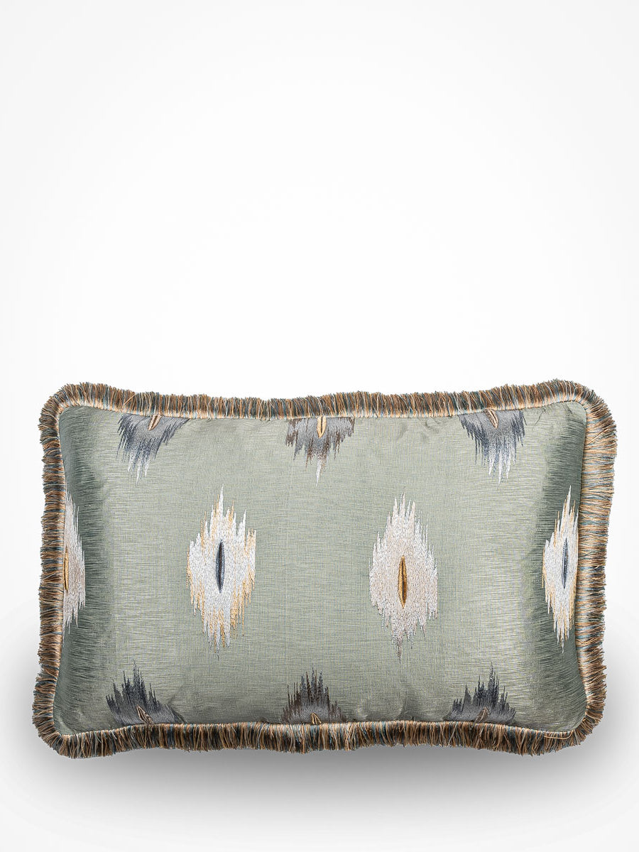 Jane Churchill sierkussen Asmara - Aqua - 40 x 60 cm