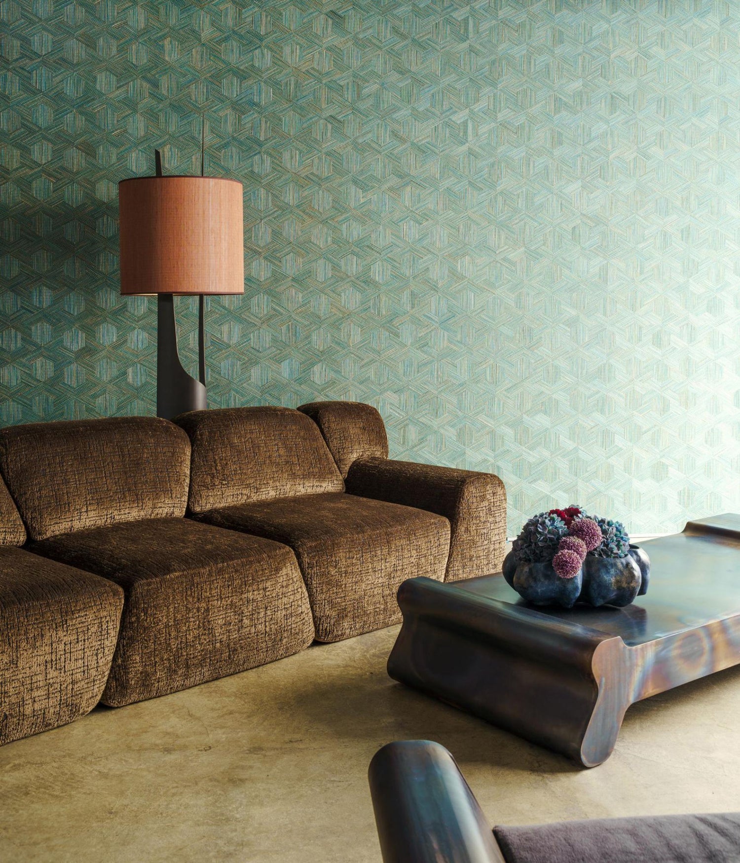 Arte Reflect behang 52480 - Turquoise