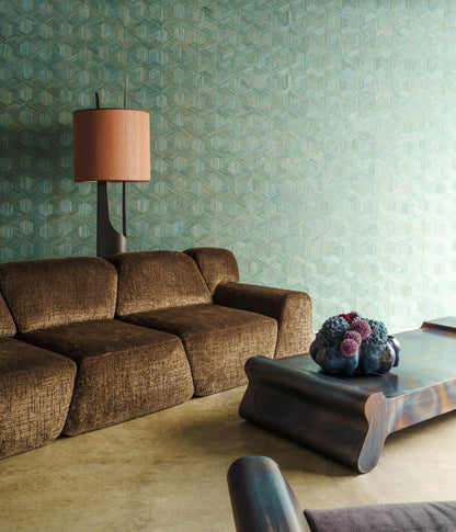 Arte Reflect behang 52480 - Turquoise