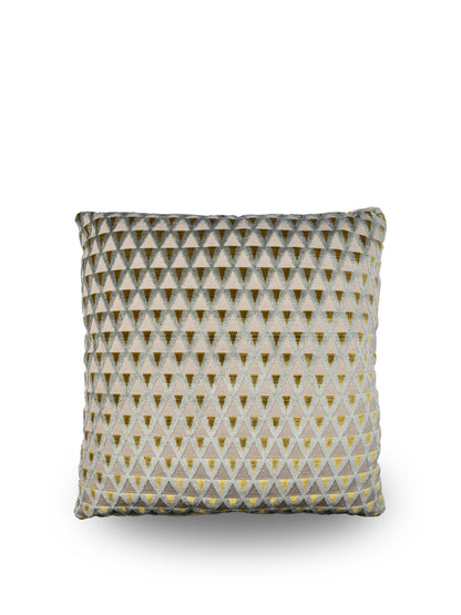 Luxe Dedar Amuleto sierkussen in Eliodoro, 50x50 cm, hoogwaardige afwerking