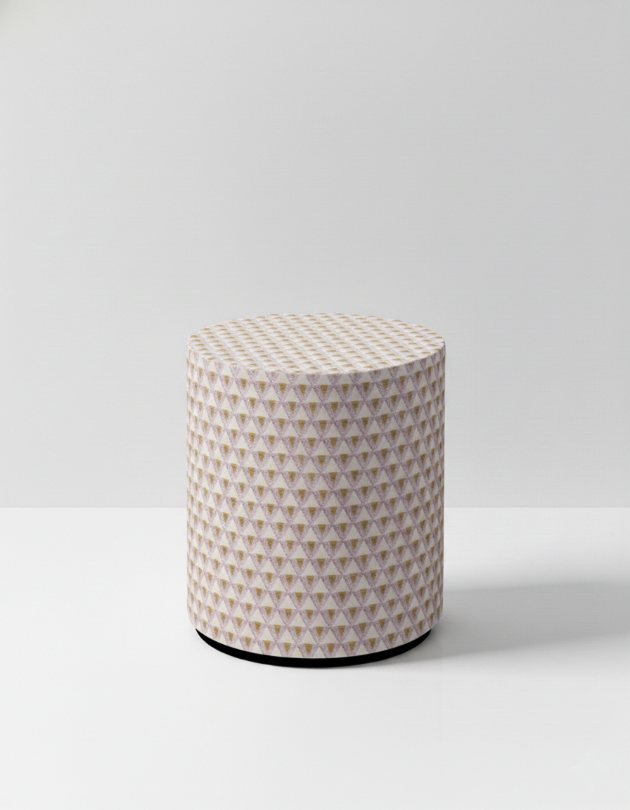 Dedar Tiger Mountain Pouf Fauve Ø40 cm