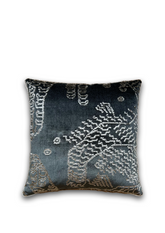 Luxe Dedar Tiger Mountain sierkussen in Petrified Wood, 45x45 cm, hoogwaardige afwerking