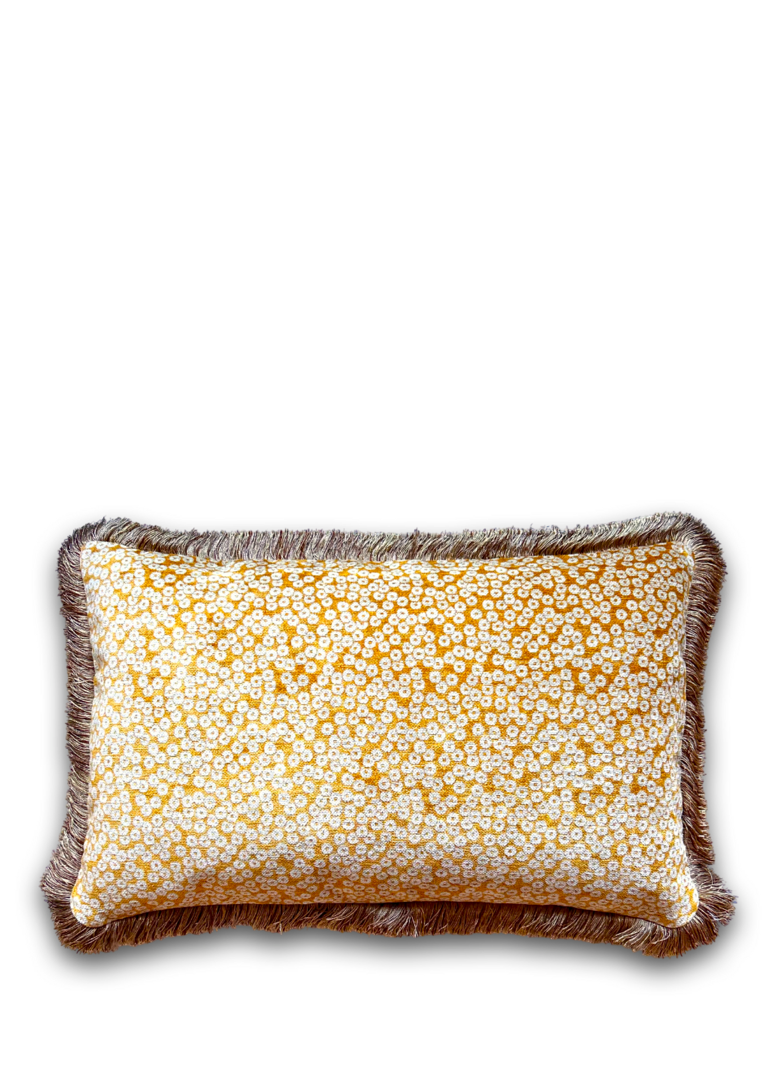 Karin Sajo decorative cushion O fringe - Mordoré - 40 x 60 cm