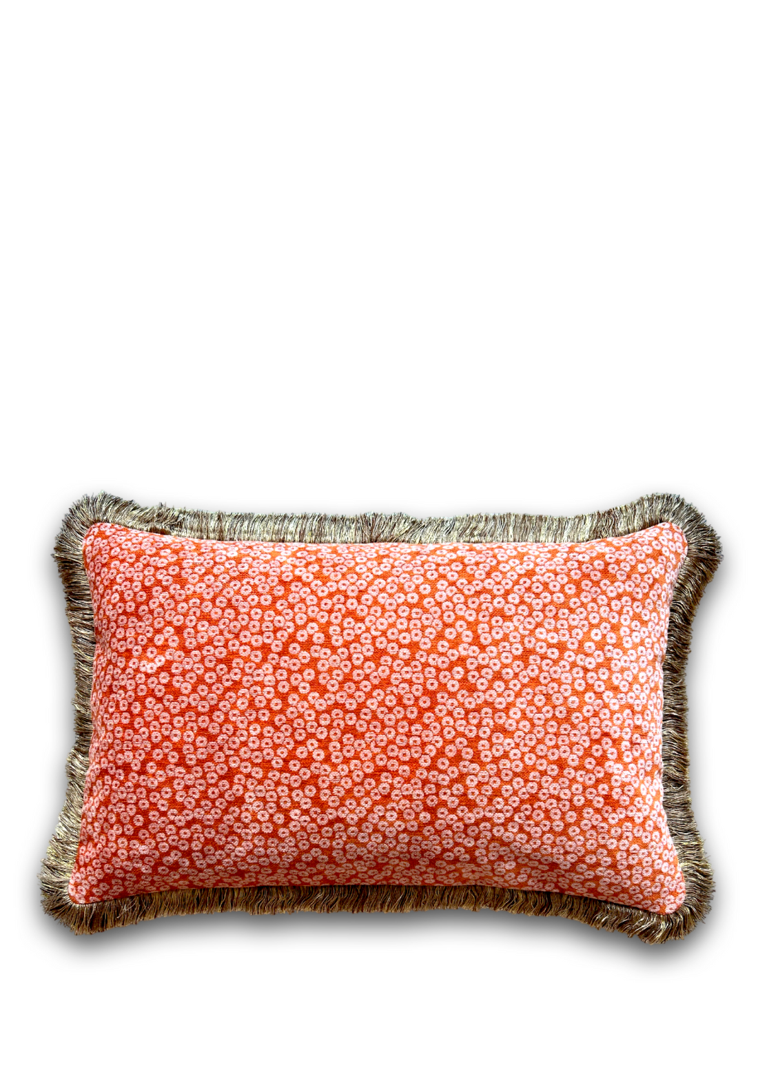 Karin Sajo sierkussen O fringe - Terracotta - 40 x 60 cm