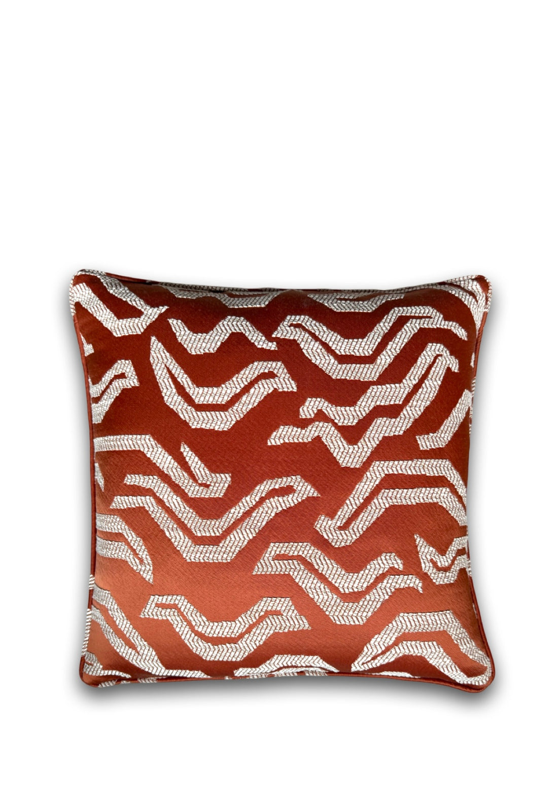 Pierre Frey sierkussen Tigris - Tomette - 45 x 45 cm