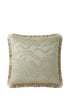 Pierre Frey sierkussen Tigris fringe - Jade - 45 x 45 cm