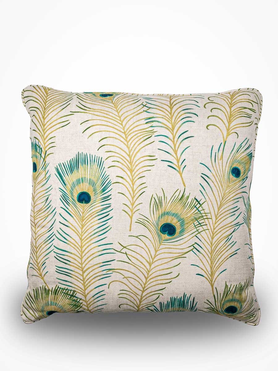 Sanderson sierkussen Themis - Teal - 60 x 60 cm