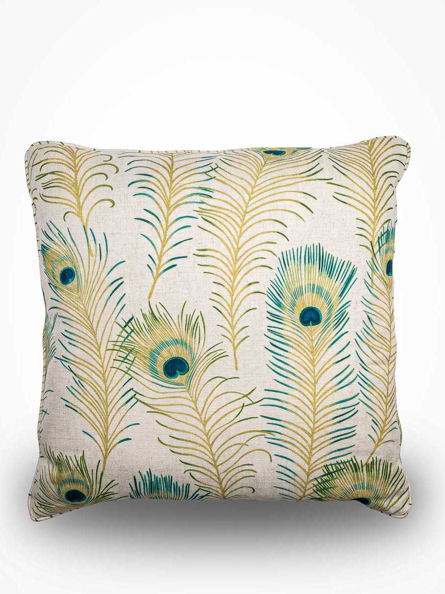 Sanderson sierkussen Themis - Teal - 60 x 60 cm